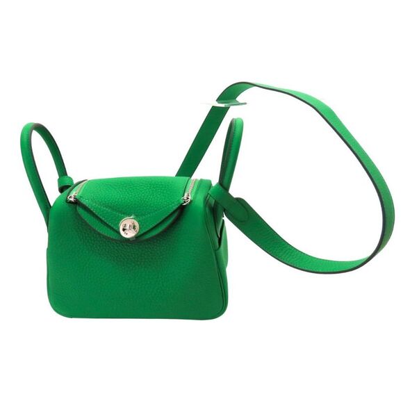 Hermes Lindy Mini Taurillon Clemence Shoulder Bag - Picture 1 of 6
